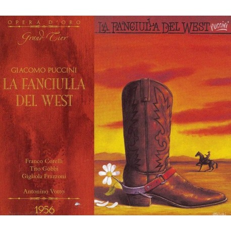 Giacomo Puccini - La Fanciulla Del West (Milan 1956)