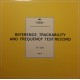 Reference, Trackability and Frequency Test Record. (LP)