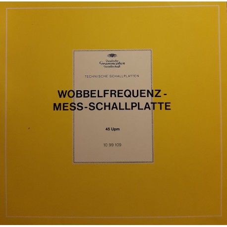 Wobbelfrequenz-Mess-Schallplatte (Deutsche Grammophon) (LP)