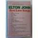 Elton John - Elton John Best Love Songs (Cassette)