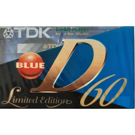 TDK D-60 Blue Limited Edition