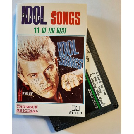Billy Idol – Billy Idol Songs ,11 Of The Best (Cassette)