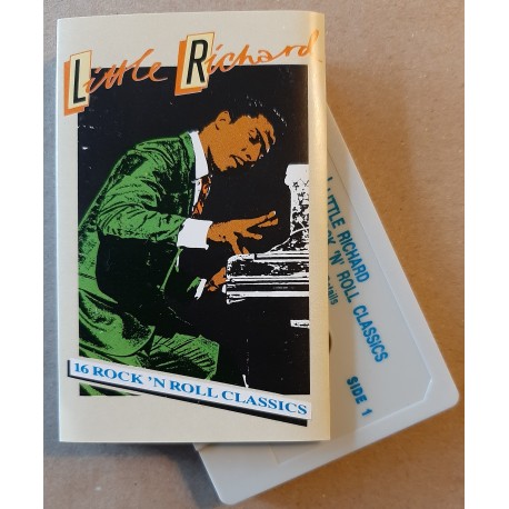 Little Richard ‎– 16 Rock 'N Roll Classics (Cassette)AC