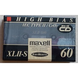 Maxell High Bias Black Magnetite , XLII-S-60 (Cassette)