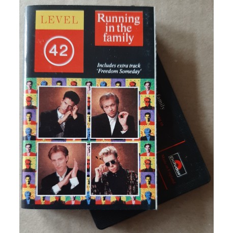 Level 42 ‎– Running In The Family (Cassette)