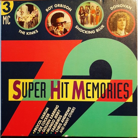 Various ‎– 72 Super Hit Memories (3 Cassette Box Set)