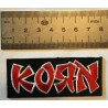 Korn - Korn (Logo, Patch/Embleem) Red