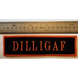 DILLIGAF (Do i look like i give a f*ck) (Logo, Patch/Embleem)