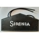 Sirenia - Sirenia Leather Wristband, Black