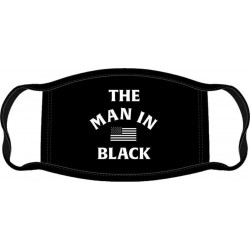 Johnny Cash - Man In Black Face Mask - Zwart