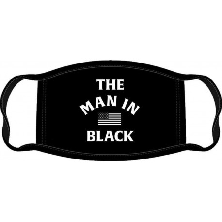 Johnny Cash - Man In Black Face Mask - Zwart