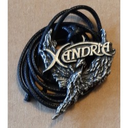 Xandria - leren halsketting met hanger