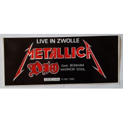 Metallica / Dio / Bonham  - IJsselhallen Zwolle (Sticker)