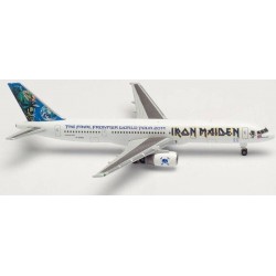 Iron Maiden Ed Force One Frontier Tour Herpa Boeing vliegtuig 757-200 - 9,5cm