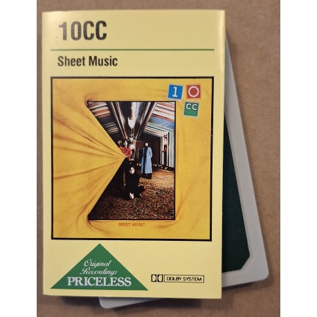 10cc ‎– Sheet Music  (Cassette)