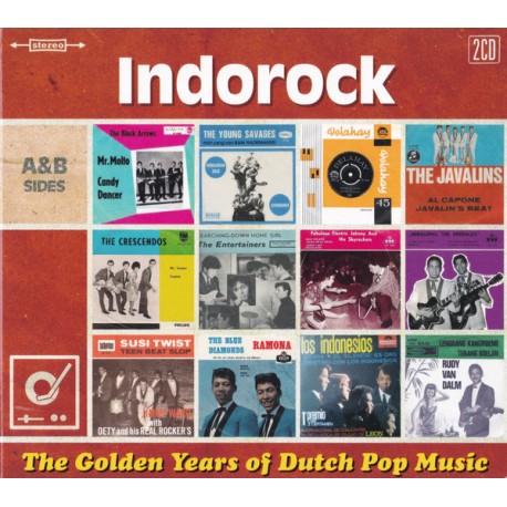 Various – The Golden Years Of Dutch Pop Music - Indorock (A&B Sides)