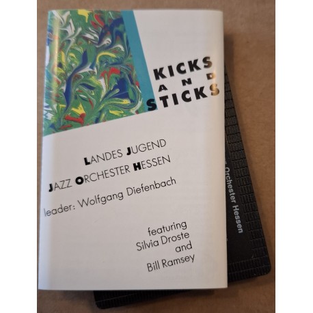 Landes Jugend Jazz Orchester Hessen ,Featuring Silvia Droste ,And Bill Ramsey ‎– Kicks And Sticks (Cassette)