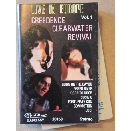 Creedence Clearwater Revival – Live In Europe Vol. 1 (Cassette)