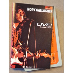 Rory Gallagher – Live! In Europe (Cassette)