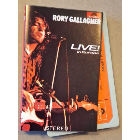 Rory Gallagher – Live! In Europe (Cassette)
