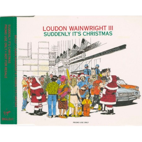 Loudon Wainwright III ‎– Suddenly It's Christmas (CD, Single, Promo)
