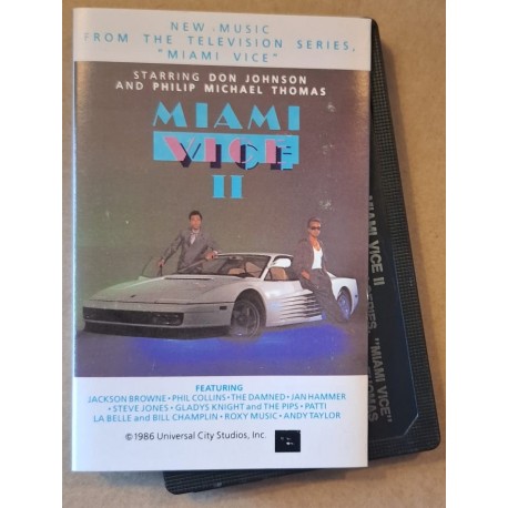 Various ‎– Miami Vice II (New Music From The Television Series, "Miami Vice") (Cassette)