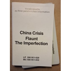 China Crisis – Flaunt The Imperfection  (Cassette, Promo)