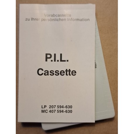 P.I.L. (Cassette, Promo)