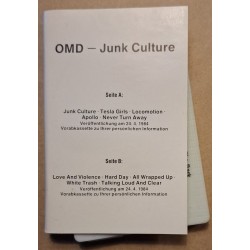 Orchestral Manoeuvres In The Dark – Junk Culture (Cassette, Promo)
