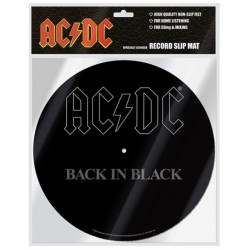 AC/DC – Back In Black - Platenspeler Slipmat