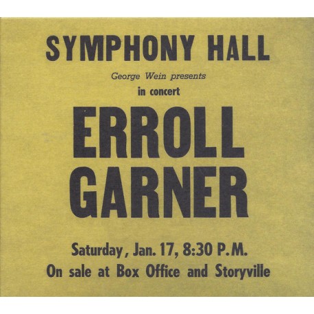 Erroll Garner – Symphony Hall Concert (CD)
