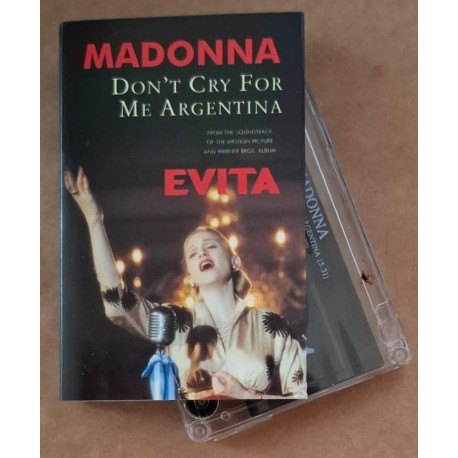 Madonna – Don't Cry For Me Argentina (Cassette)