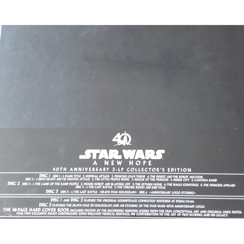 Vinyl LP Star Wars 40th Anniversary 3-LP Collector’s Edition A New Hope