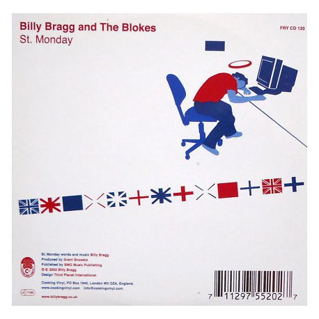 Billy Bragg And The Blokes ‎– England, Half English / St. Monday