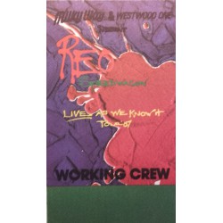 Reo Speedwagon, Live as we know it Tour'87, Working Crew -Backstage Pass