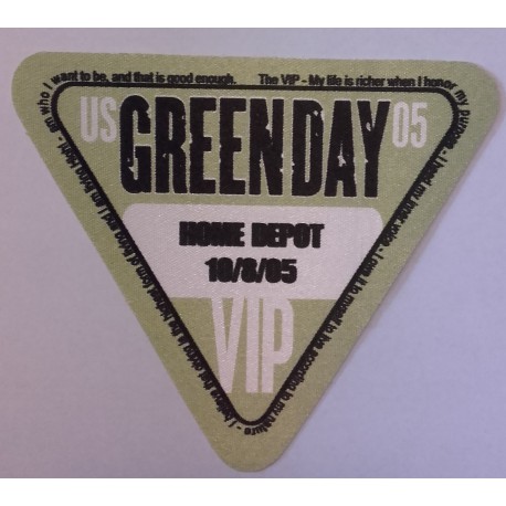 Green Day - Backstage Pass, US 05 - VIP