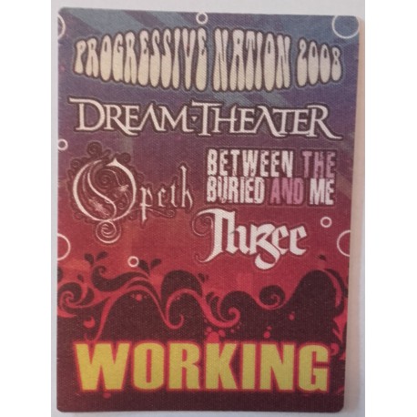 Dream Theater / Opeth, Progressive Nation 2008 Tour - Backstage Pass