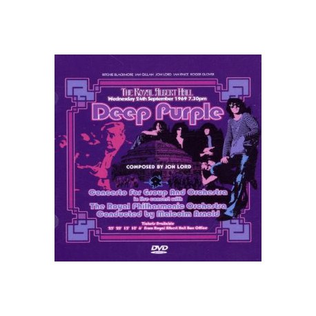 Deep Purple, The Royal Philharmonic Orchestra Conducted By Malcolm Arnold ‎– Concerto For Group And Orchestra