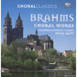 Brahms, Chamber Choir of Europe, Nicol Matt ‎– Choral Works