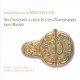Michel Pignolet de Monteclair - Six Concerts A Deux Flutes Traversieres. (Marie-Celine Labbe Mar Treupel-Franck.