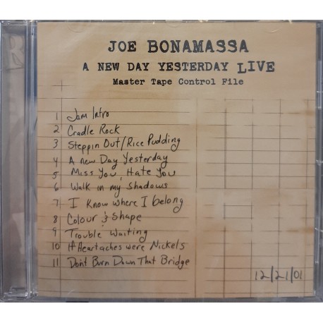 Joe Bonamassa ‎– A New Day Yesterday Live