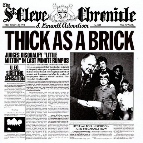 Jethro Tull ‎– Thick As A Brick (The 2012 Steven Wilson Stereo Remix)